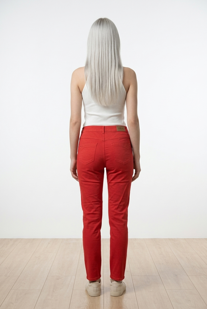 Pantalon rouge QUING – Roc en Beauté