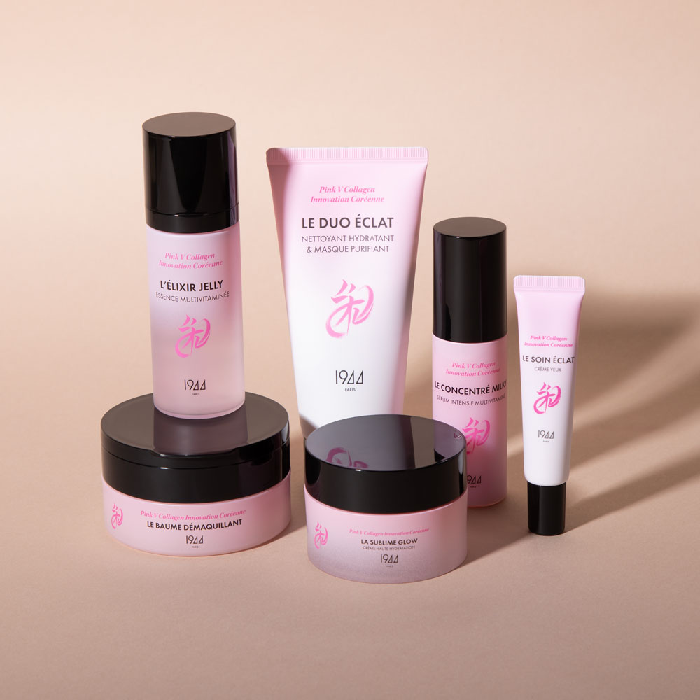 La Routine Coréenne Complète – Pink V Collagen 1944 Paris