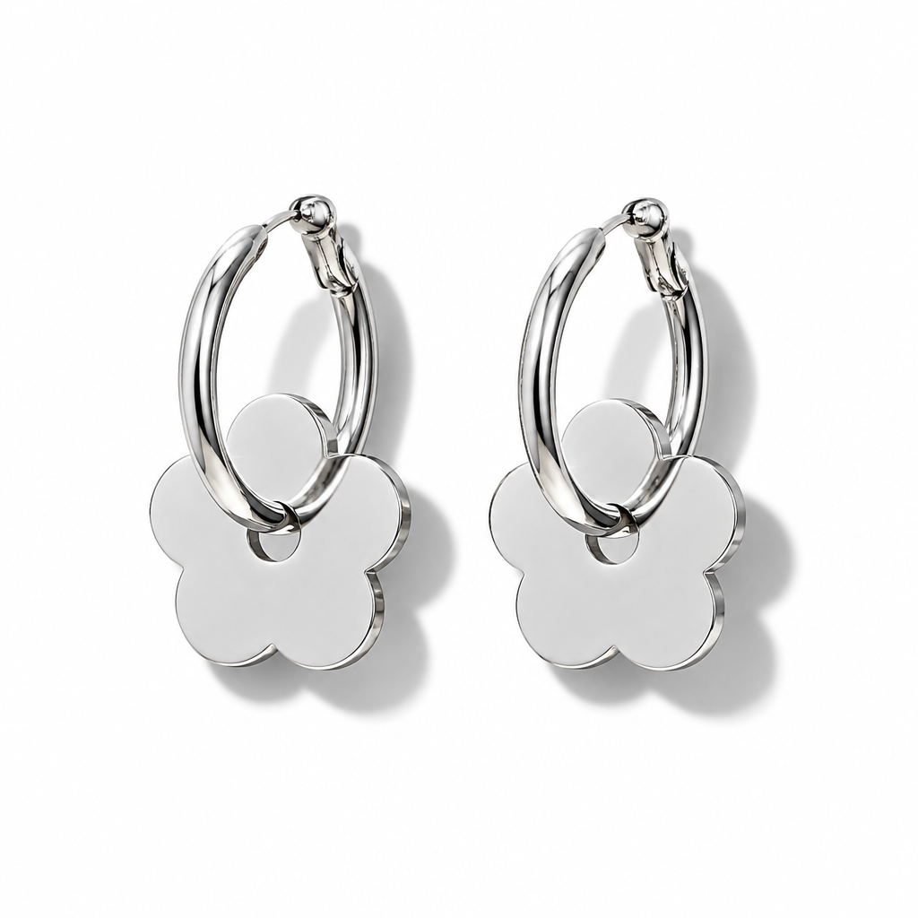 Boucles d'oreilles Anémone