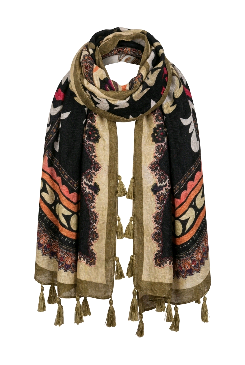 Écharpe Bernadette kaki