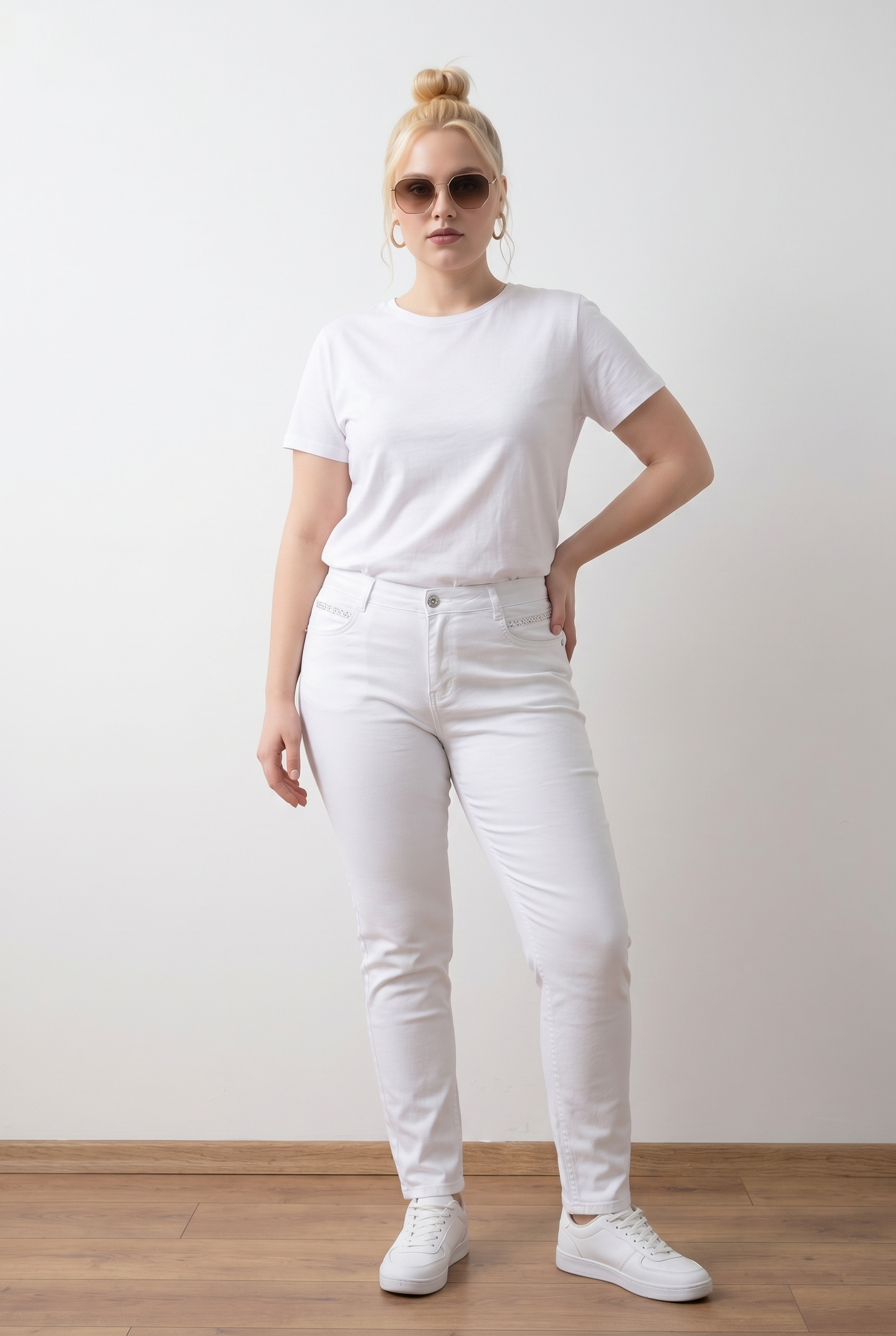 Pantalon blanc QUING – Roc en Beauté