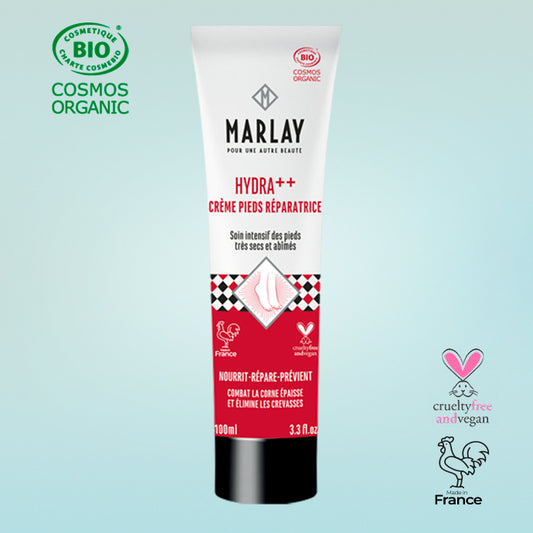 Crème Pieds Hydra++ Réparation Intense – Marlay Cosmetics