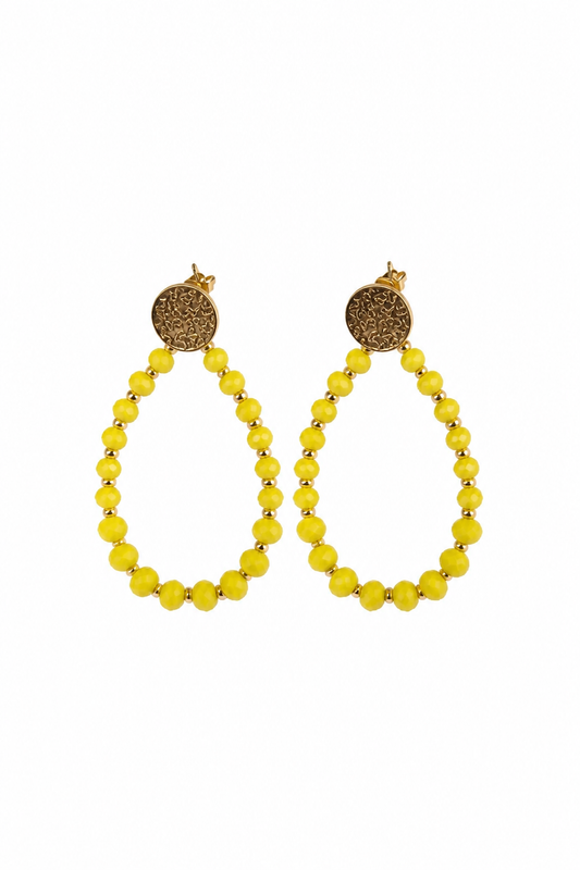 Boucles d'oreilles design épuré argenté