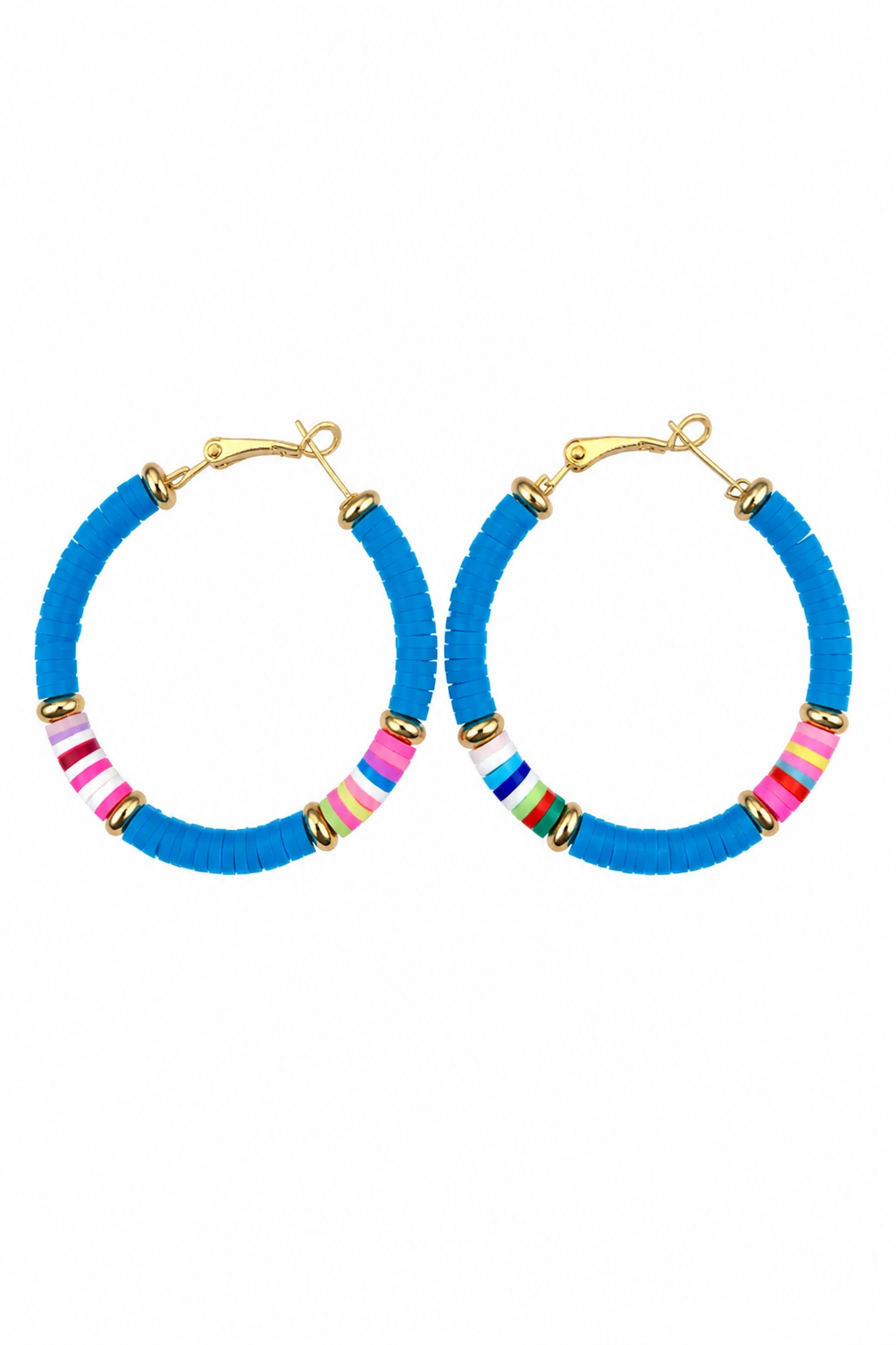 Boucles d'oreilles pendantes cristaux argentées