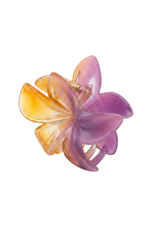 Pince fleur dorée violet
