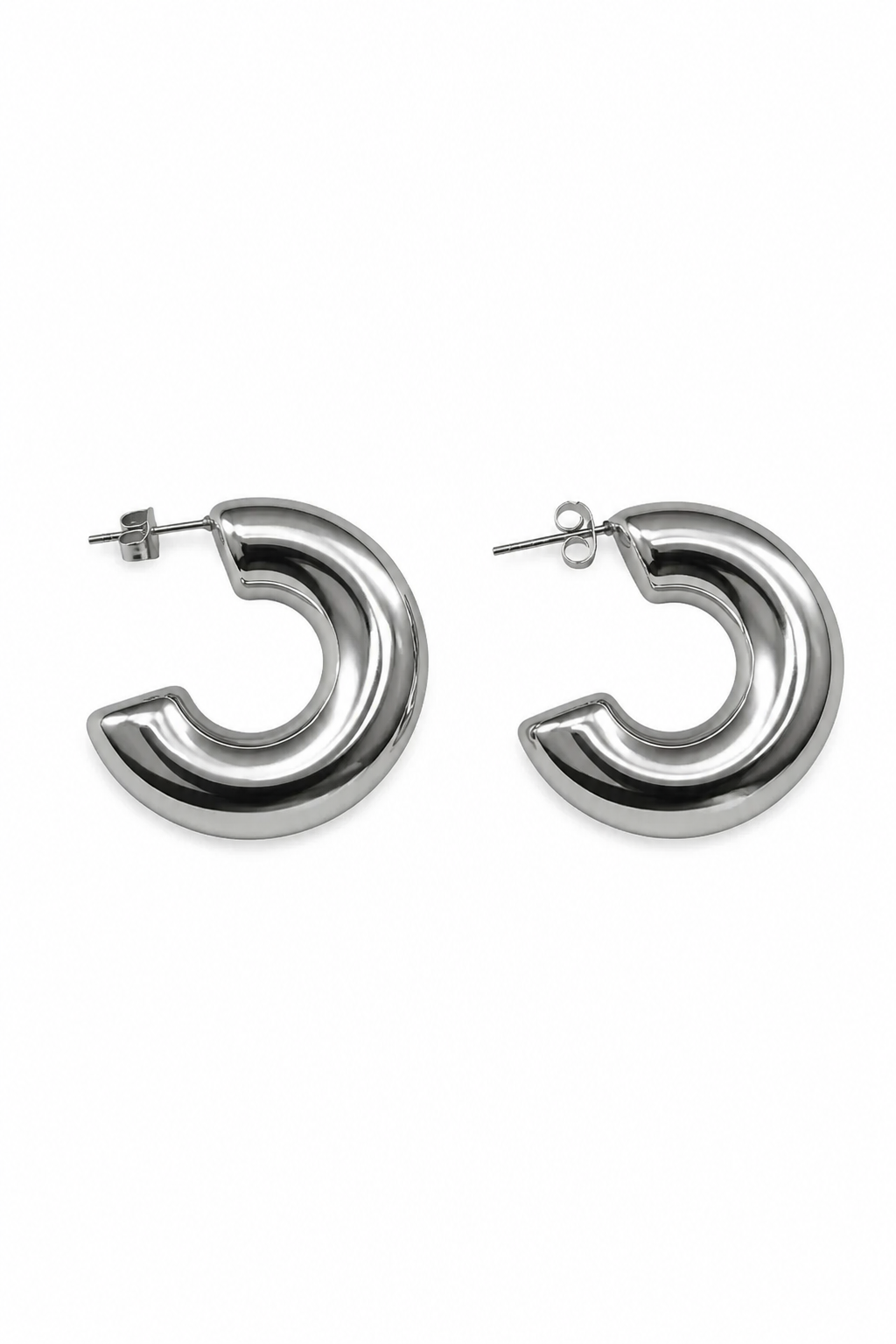 Boucles d'oreilles pampille chaîne dorée