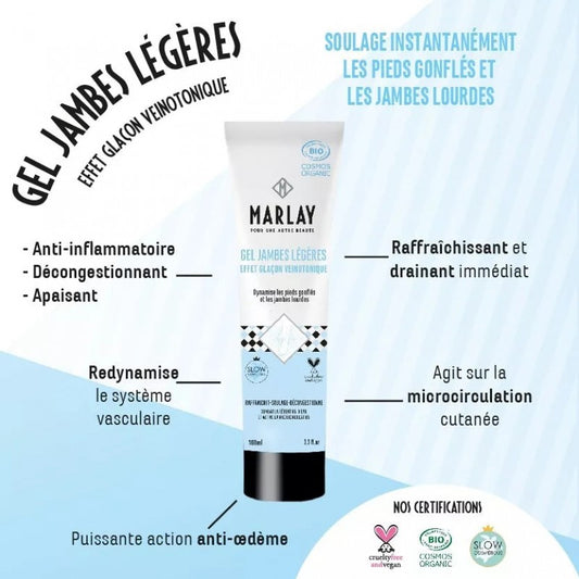 Gel Jambes Légères Effet Glaçon – Marlay Cosmetics