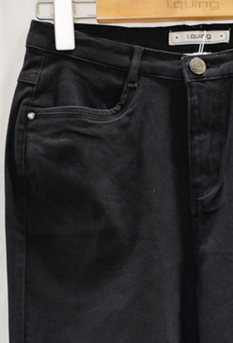 Jeans noir QUING – Roc en Beauté