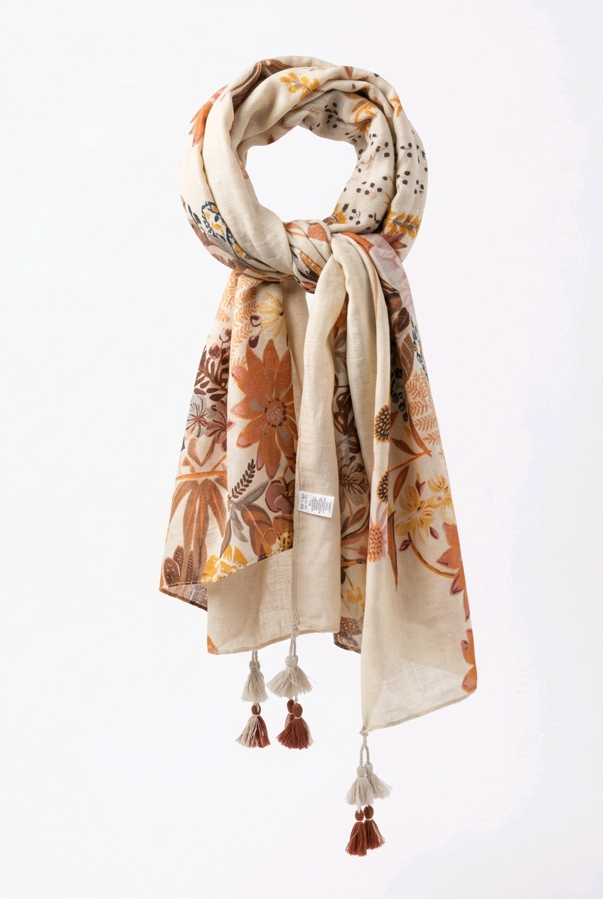 Écharpe Viviane beige