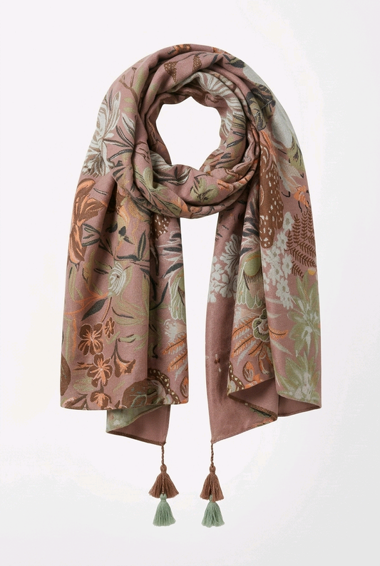 Écharpe Sixtine rose clair