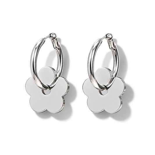 Boucles d'oreilles Anémone
